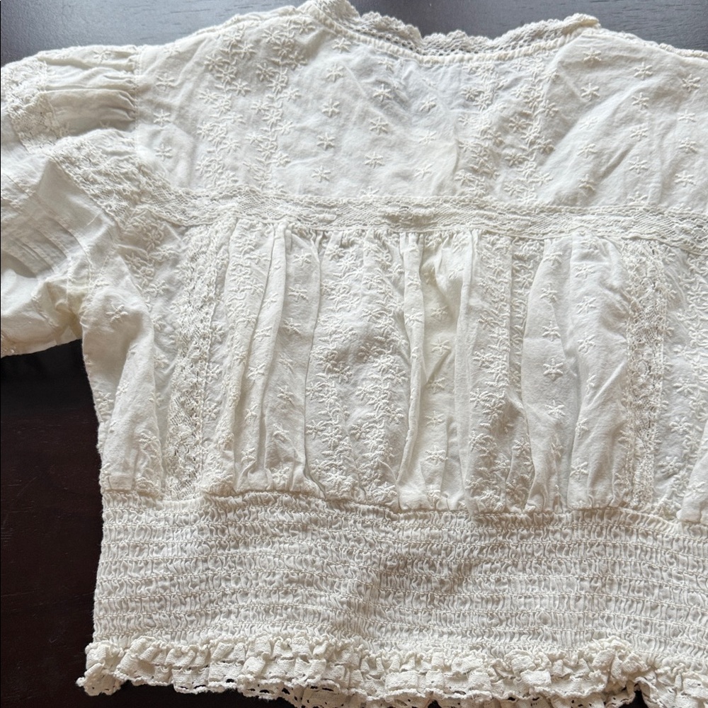 Urban Outfitters Ivory Textured Top - Picture 7 of 9